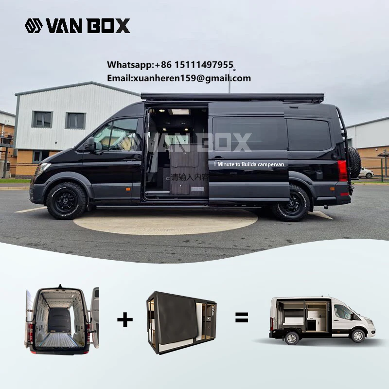 Pop Roof Camper Camping Van Modular Campervan Modules Rvs & Campers Module Mercedes Sprinter Kit Van for Motorhome