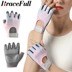 1 Paar Trainings handschuhe Männer Frauen Fitness Heben Fitness Klettern Übungen trainieren Handgelenk Gürtel Schock absorbieren Schaum Pad Palm Crossfit