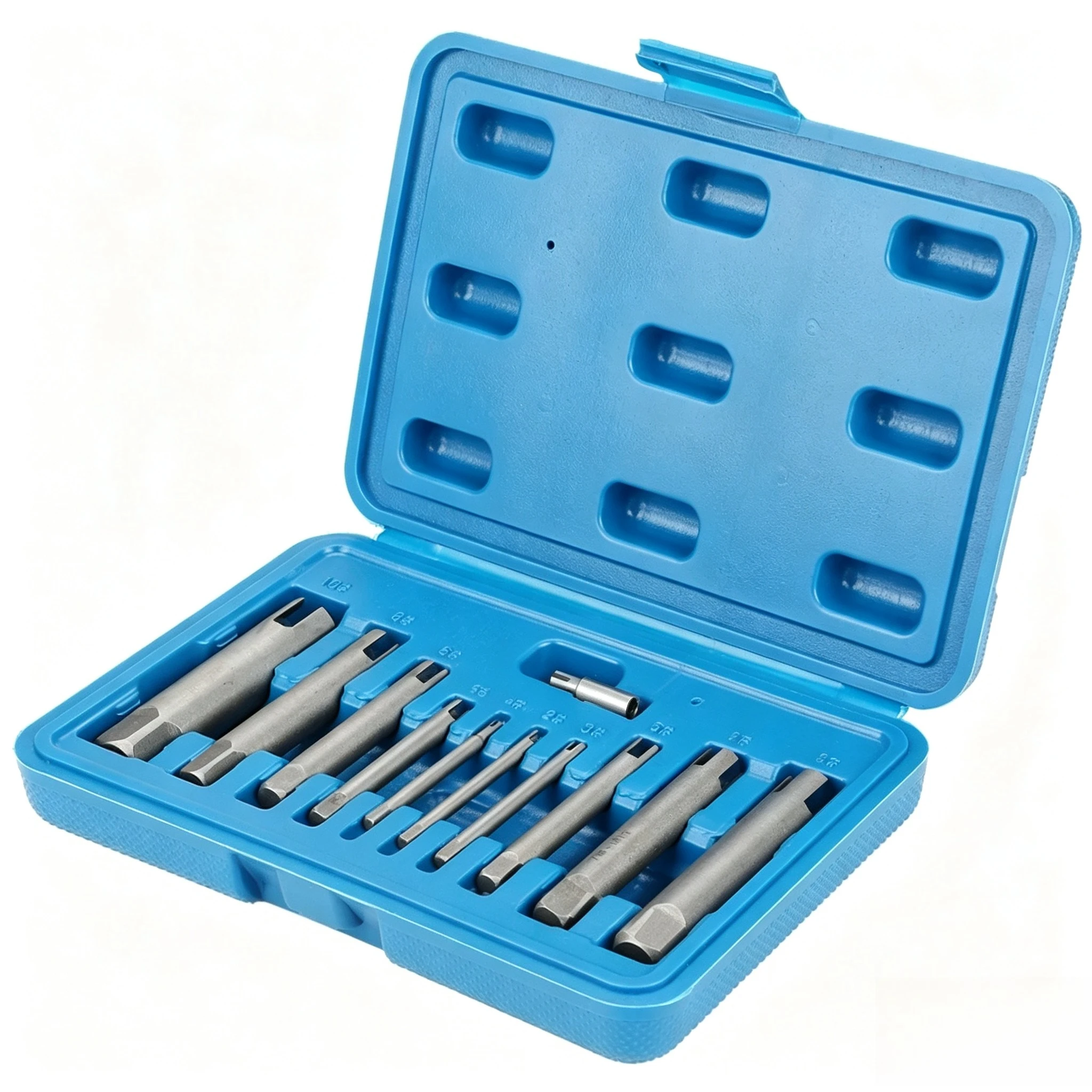 Screw Extractor Steel Broken Head Taps Remover Stripped Screw Tap Extractor Set Stripped Screw