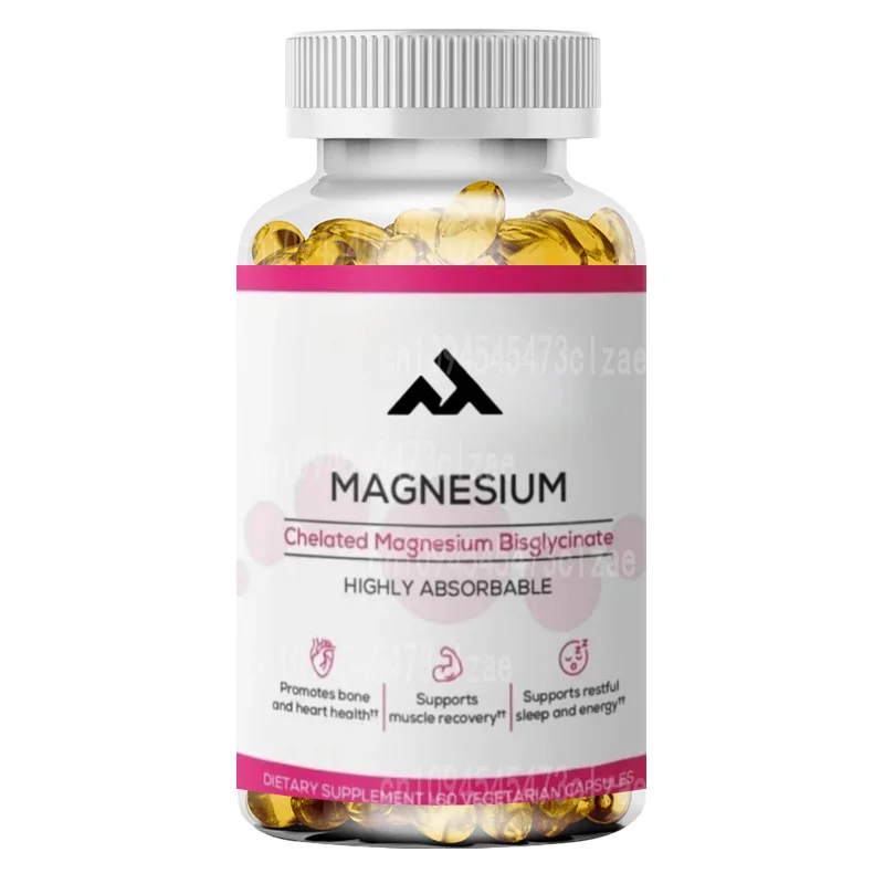 Magnesium Bisglycinate Chelate 300mg - Chelated Magnesium Bisglycinate， Bone and Heart Support Supplement - Vegetarian Capsules