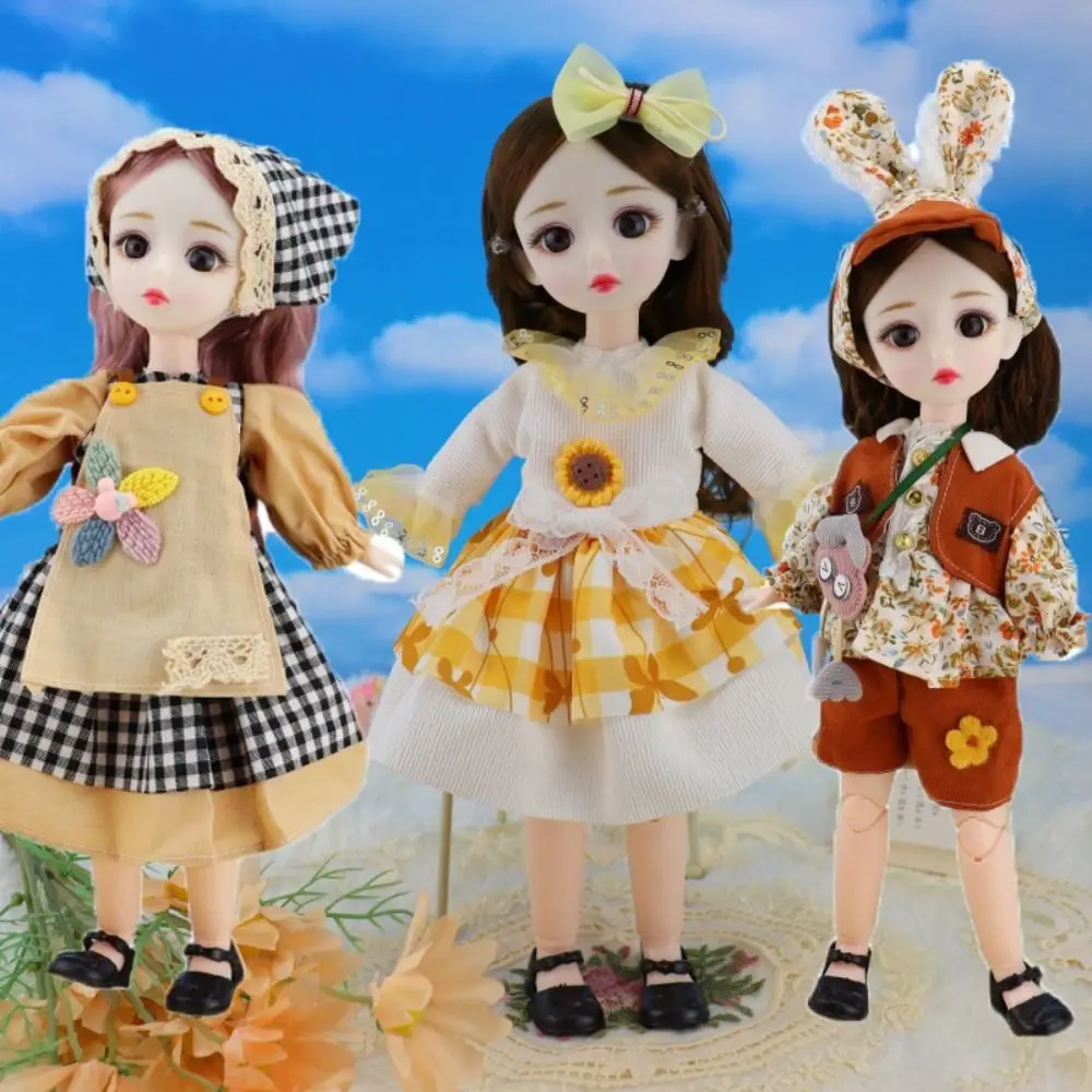 

1/6 SD 30 см Bjd Кукла с одеждой Длинные волосы с париком Макияж Принцесса Одеваются BJD Куклы с шаровым шарниром Привлекательные глаза