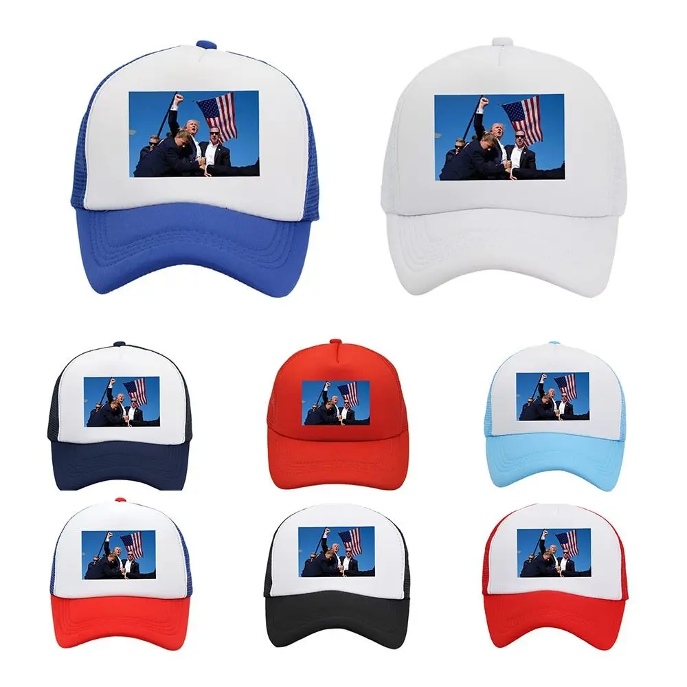 Дышащая бейсбольная кепка с Дональдом Трампом, повседневная Регулируемая Кепка с козырьком Трампа, шляпа от солнца «О всем» для поддержки Трампа