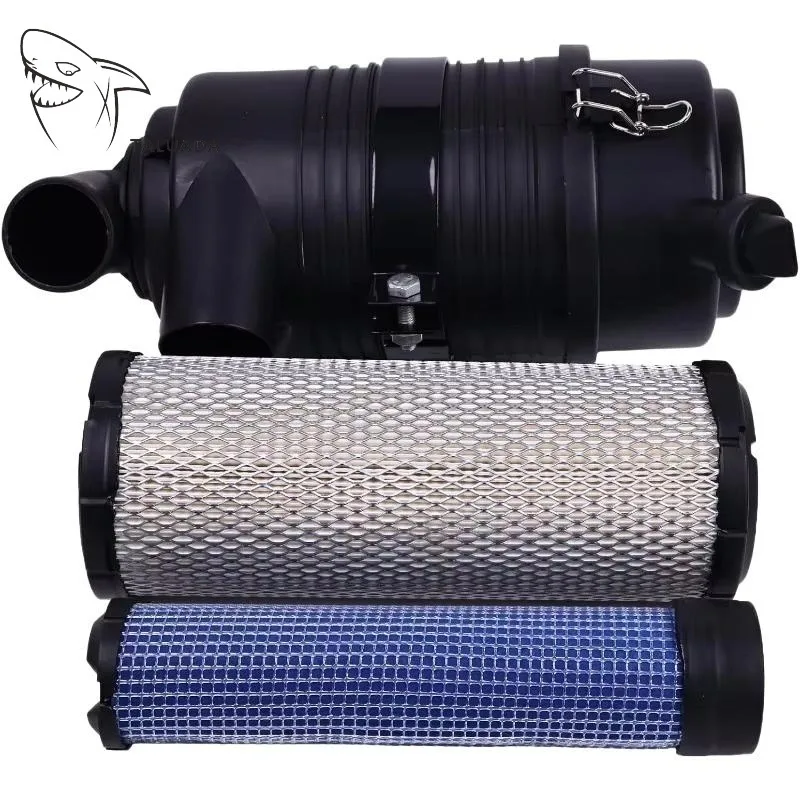 6670851 Air Filter Assembly For Bobcat E325 328 425 463 553 Excavator For Kubota D1105 Engine Air Cleaner Shell Filter Set