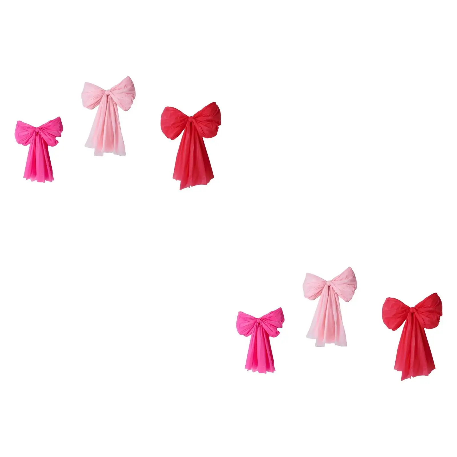 

Набор из 6 гигантских бантов для декора стен ко Дню святого Валентина, фон для фотосессий, материалы для творчества, для вечеринок, дней рождения, дома