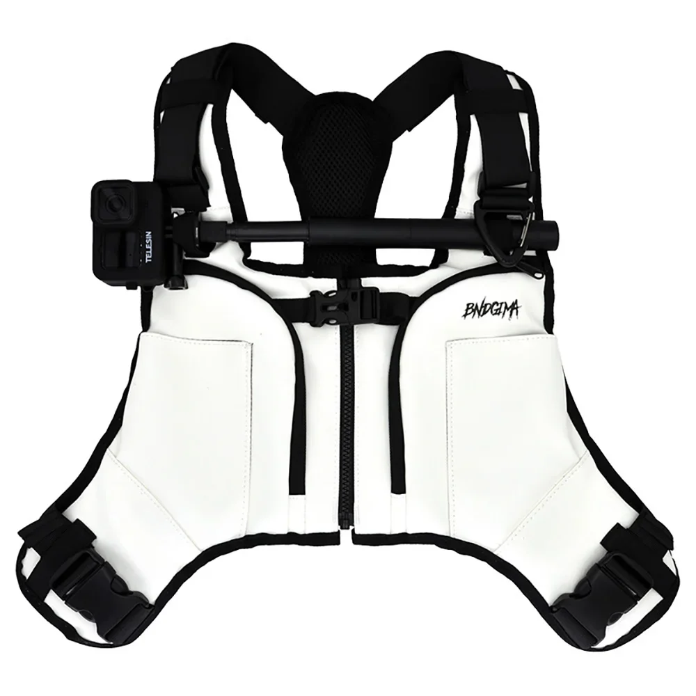 Outdoor Skiing Chest Bag Single Double Board Sports Backpack Poles Holder Mens Womens Vest Bag Function Tactical Vest Bag