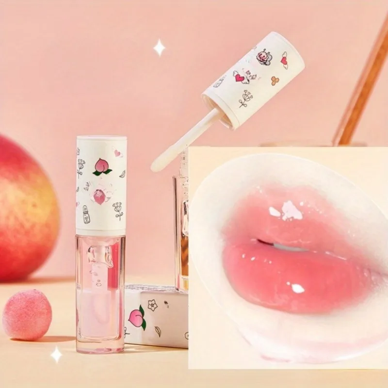 Glass Mirror Transparent Lip Oil Plumping Moisturizing Lip Gloss Waterproof Hydrating Jelly Lips Care Lip Balm Makeup