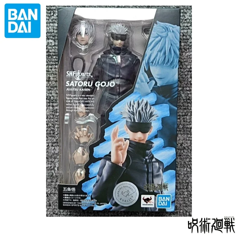 

В наличии оригинальная модель куклы Bandai SHFiguarts, новая фигурка в штучной упаковке премиум-класса Bandai Jujutsu Kaisen Gojo Satoru Garage