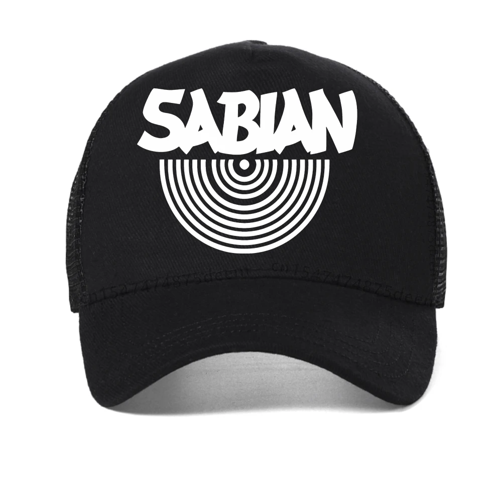 

SABIAN Retro Design Summer Leisure baseball cap fashion outdoor adjustable mesh breathable Trucker hat mesh Snapback hat