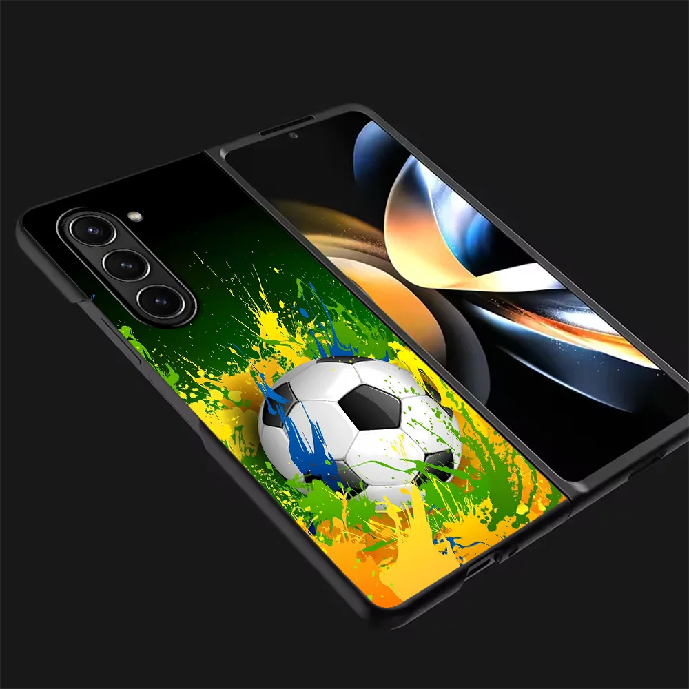 Case for Samsung Galaxy Z Fold 8 Ultra ZFold4 ZFold5 ZFold3 ZFold6 ZFold7 Z Fold 7 Phone Cover Shell Football