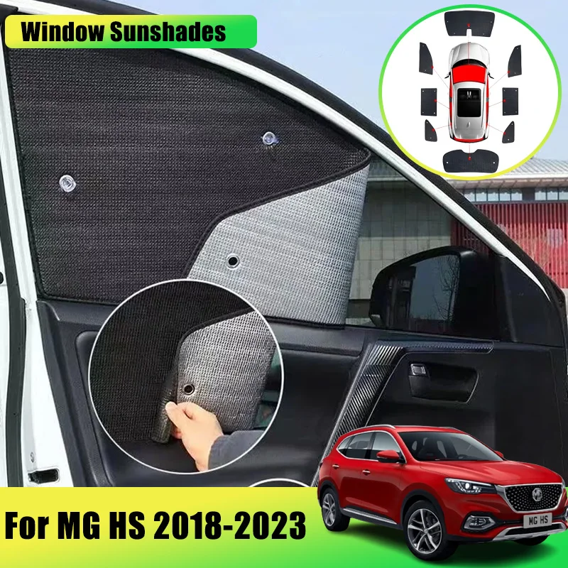 

Full Car Coverage Sunshade For MG HS MGHS Ehs Phev 2018-2023 2019 2020 Sunscreen Window Sunshades Visor Visors Cover Accessories