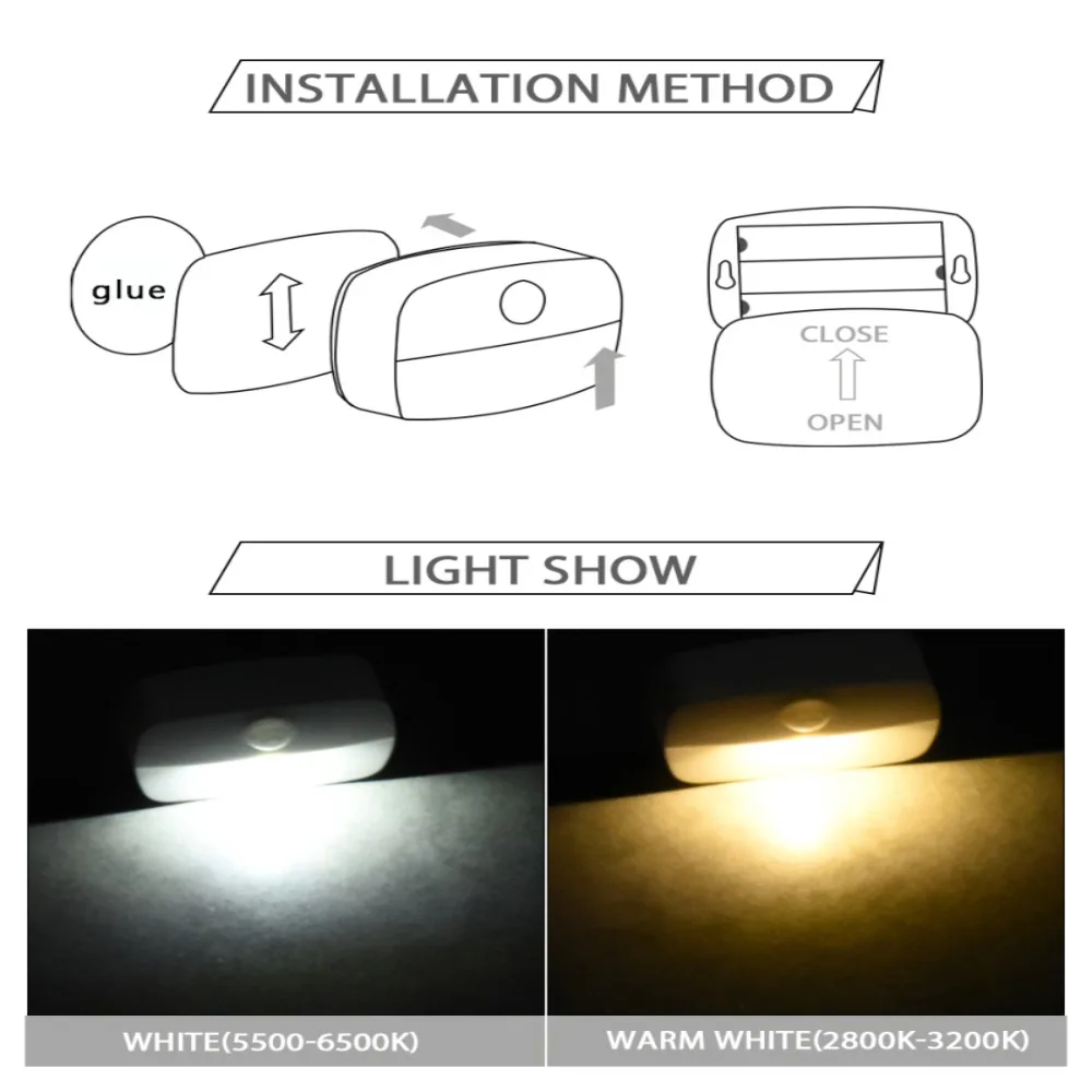 Lamp For Home Aisle Cabinet Light Saving Night Lamp Induction Light LED Night Light Bedroom Night Light Induction Night Ligh