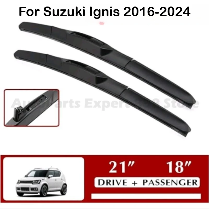 For Suzuki Ignis 2016-2024 Windshield Wiper Blades Triple-Stage Wiper Set Premium Durable