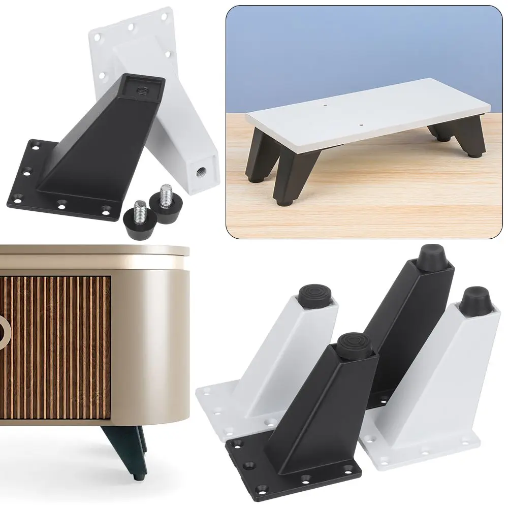 4Pcs Strong Replacement Home Furniture Feet Table Support Sofa Legs Cabinet Holder Foot