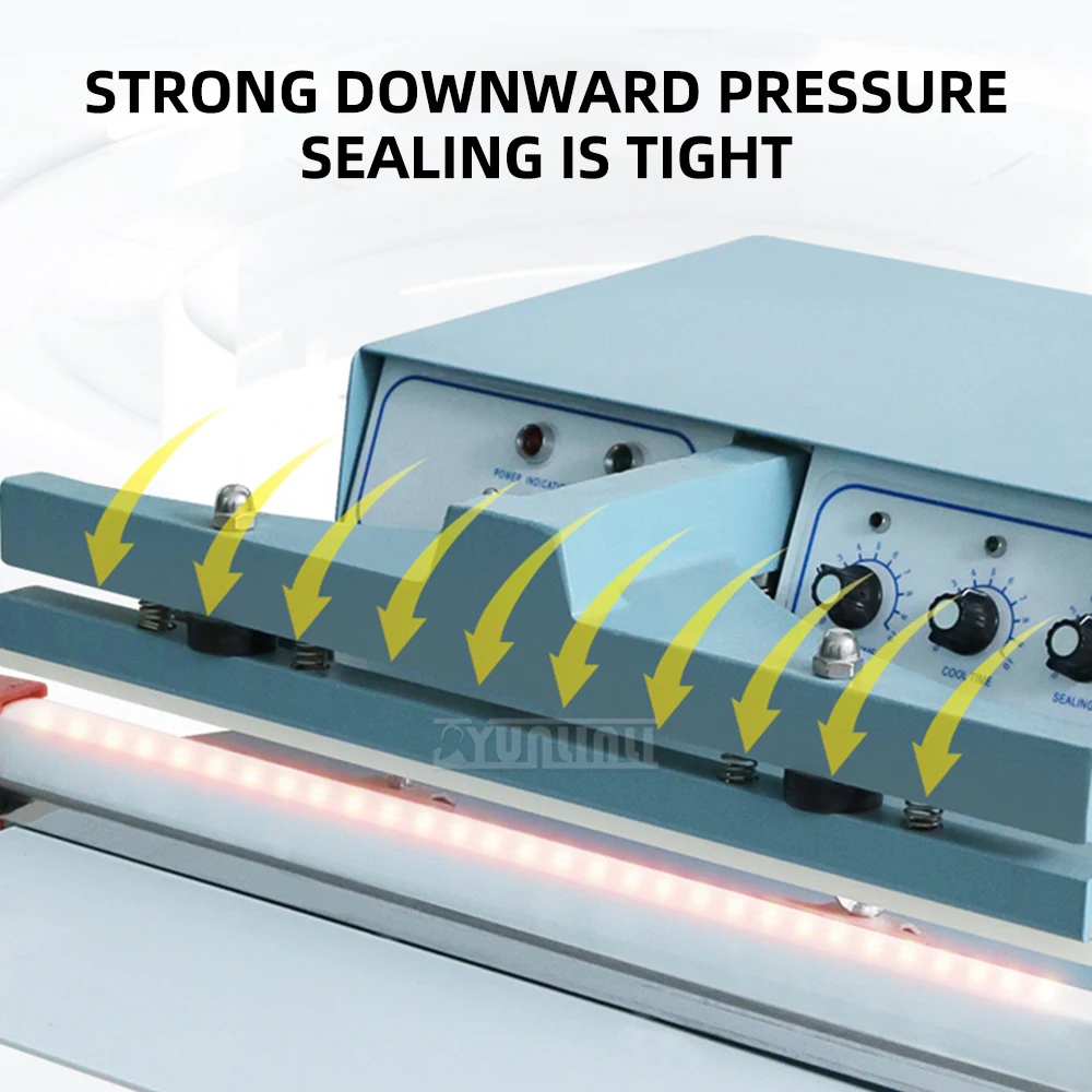 High-Power Semi-Automatic Electromagnetic Table Sealing Machine KSA-600 for Packaging