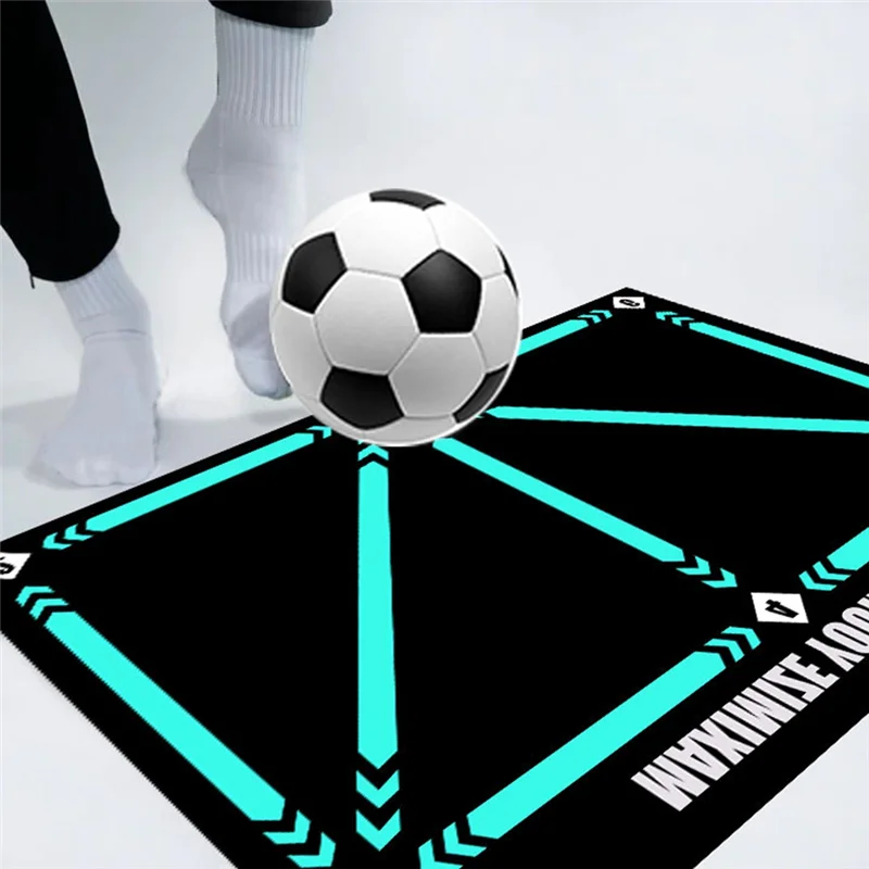 

Football Training Mat Non Slip Foldable Kids Adults Dribble Training Mat Football Training Indoor Outdoor Equipment
