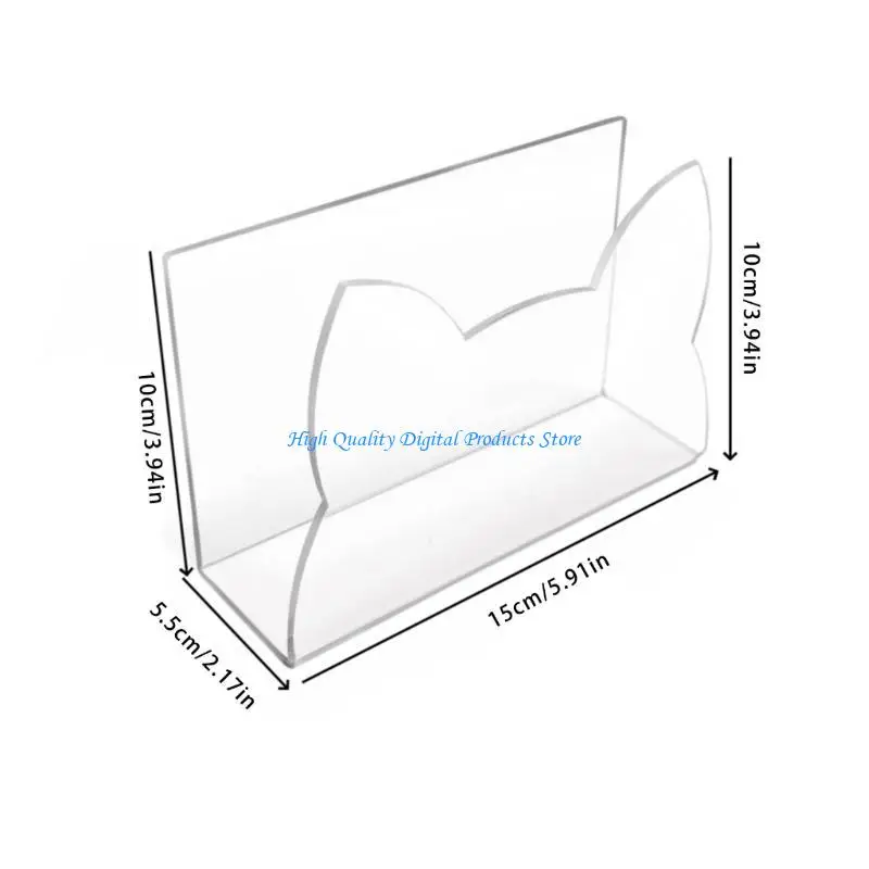 U2JEデスクレターホルダークリアアクリルラックメールソルターエンベロープオーガナイザー