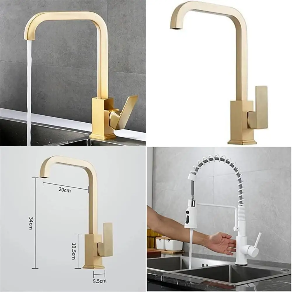

Touch Activated Single Handle Kitchen Faucet Suitable for Bar, Farmhouse, and Commercial Use
