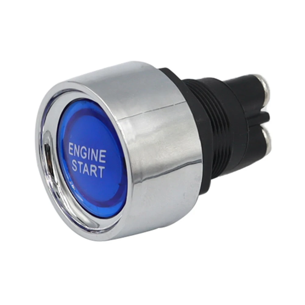 12V 24V 50A Car Engine Start Push Button Switch Keyless Ignition Starter With LED Light For Auto Vehicle Racing Modification Too