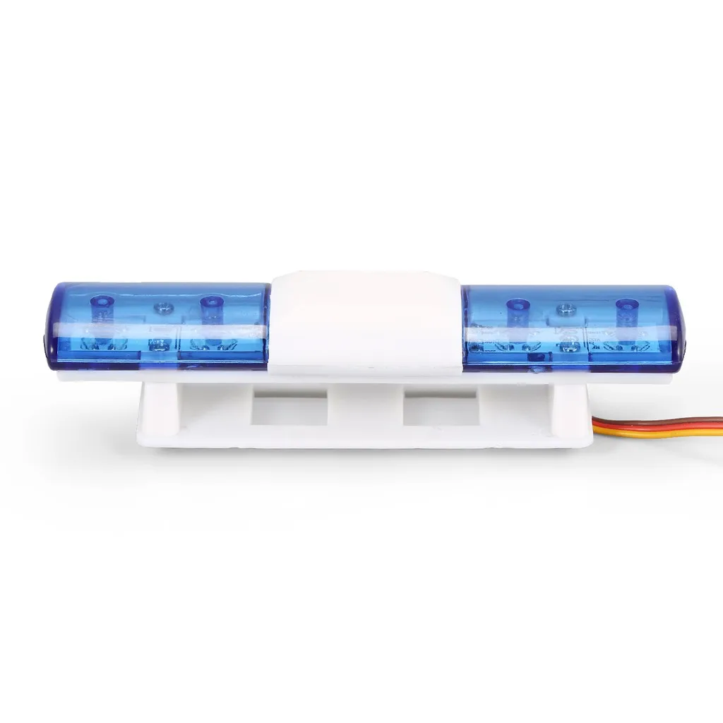 RC Gesimuleerde Politie LED Flitslicht Alarmerende Ultra Heldere Lamp voor 1/8 1/10 RC Auto Traxxas CC01 4WD Axiale SCX10 Tamiya Speelgoed Onderdelen