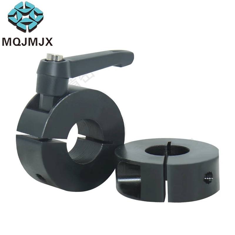 1Pc SCJKL Lever Shaft Collar Carbon Steel Locking Fixing Ring Black Oxide Positioning Limit Stop Ring Optical Axis Clamping