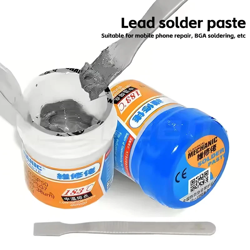 Tin Paste Mechanic Reballing Solder Paste Smd Solder Tin Scraping Knife Fixed Paste For Mobile Phone Ic CPU BGA SMD Repair New