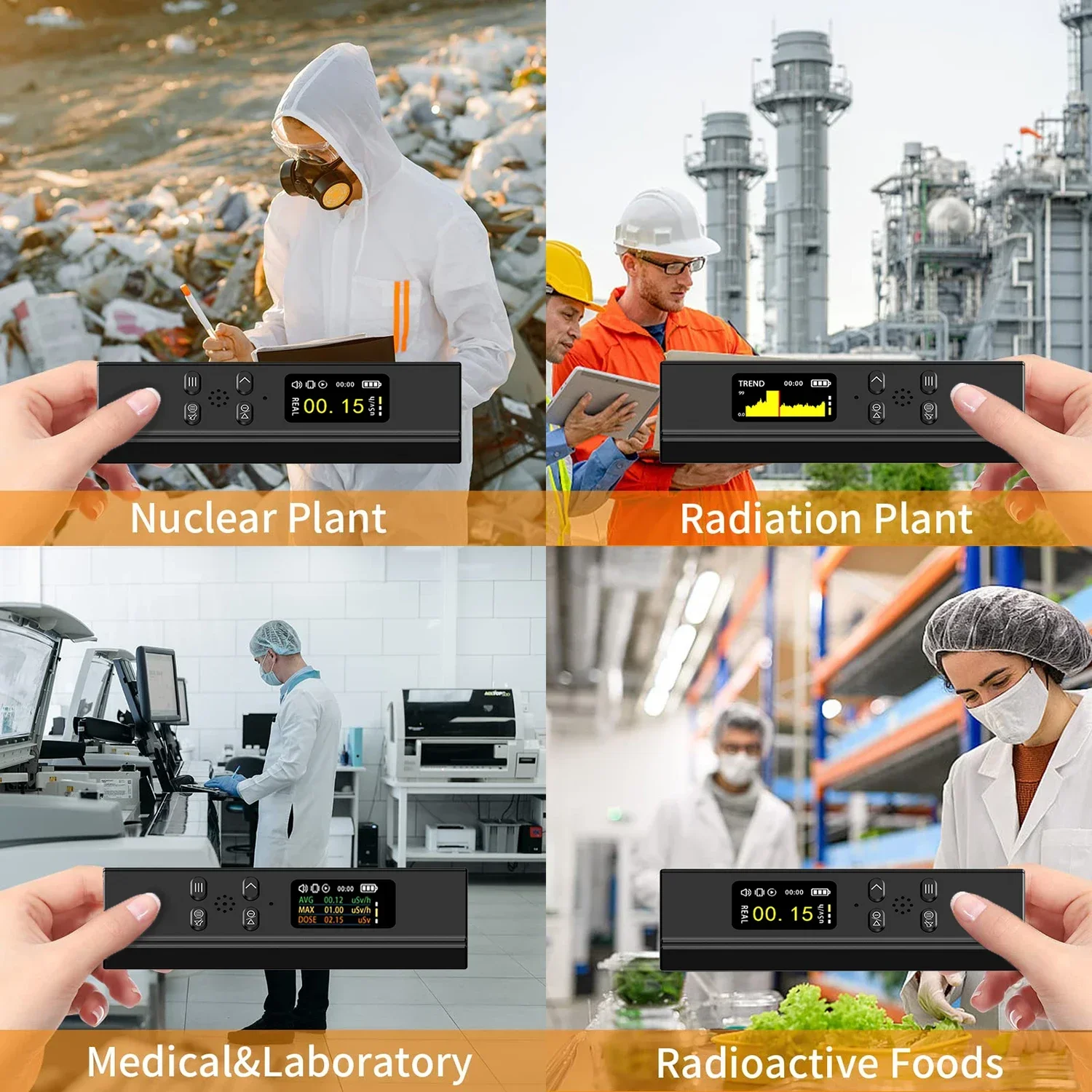 

Gamma Counter X-ray High Radioactive Dosimeter Geiger Nuclear Beta Radiation Accuracy Detector, Personal