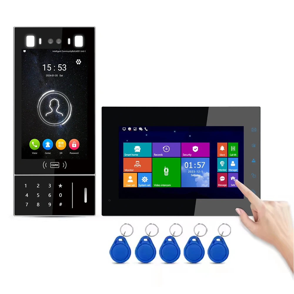 Visual intercom Door Outdoor Host Community Access Control System Unit Door Building Equipment Visual Indoor Unit