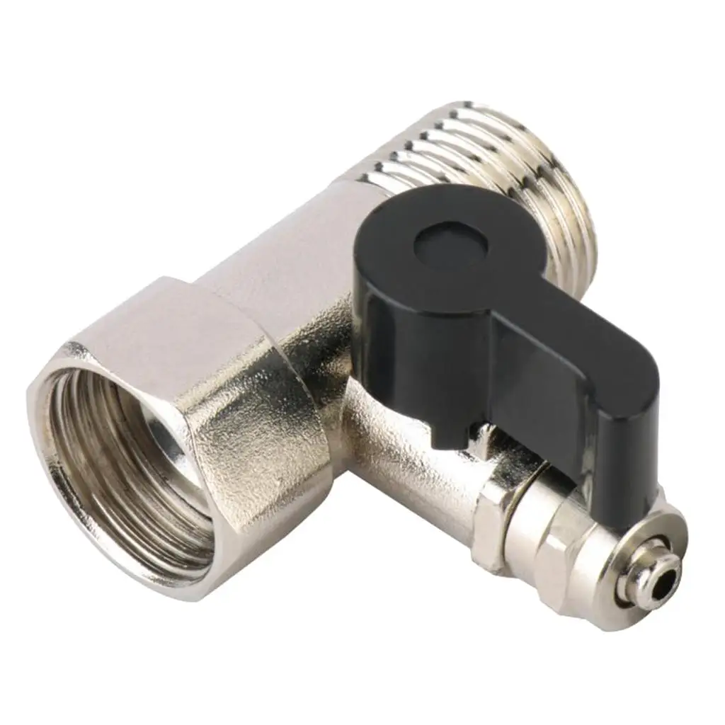 1/2 "Vrouwelijke Buitendraad naar 3/8'' Pijp Vloeistof Slang Buis Mini Bal 3-weg Tee Union water Vloeistof Gebruik