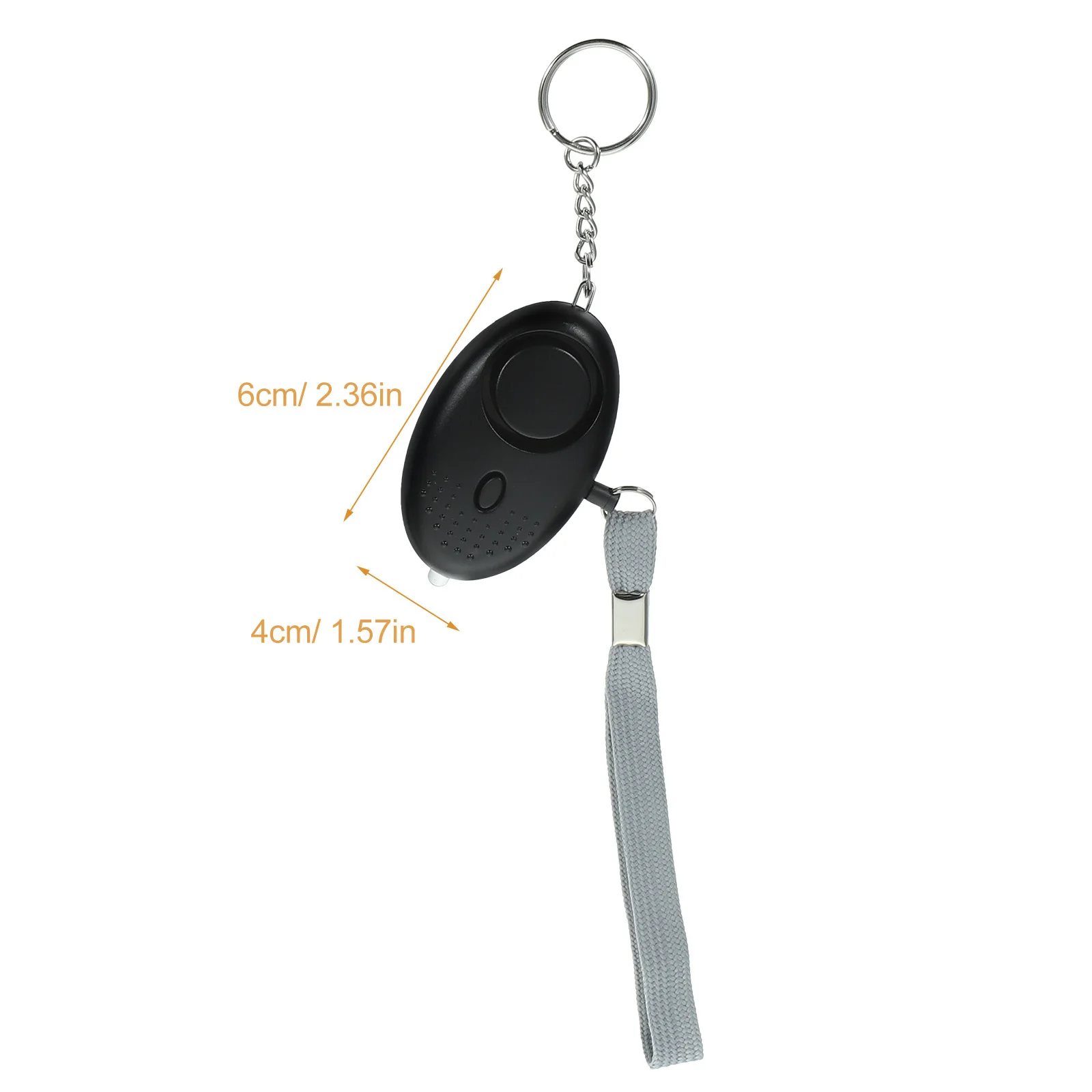 10 stuks persoonlijk veiligheidsalarm sleutelhanger noodalarm 130db luide sirene LED-licht voor buiten hardlopen wandelen kamperen reizen