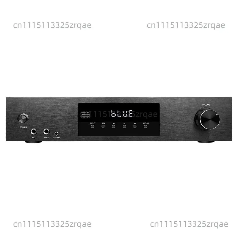 Sound HIFI Class D 4CH 2 Zone 400W RMS Home Digital Amplifier with Pure Bass Karaoke & Recording Functions