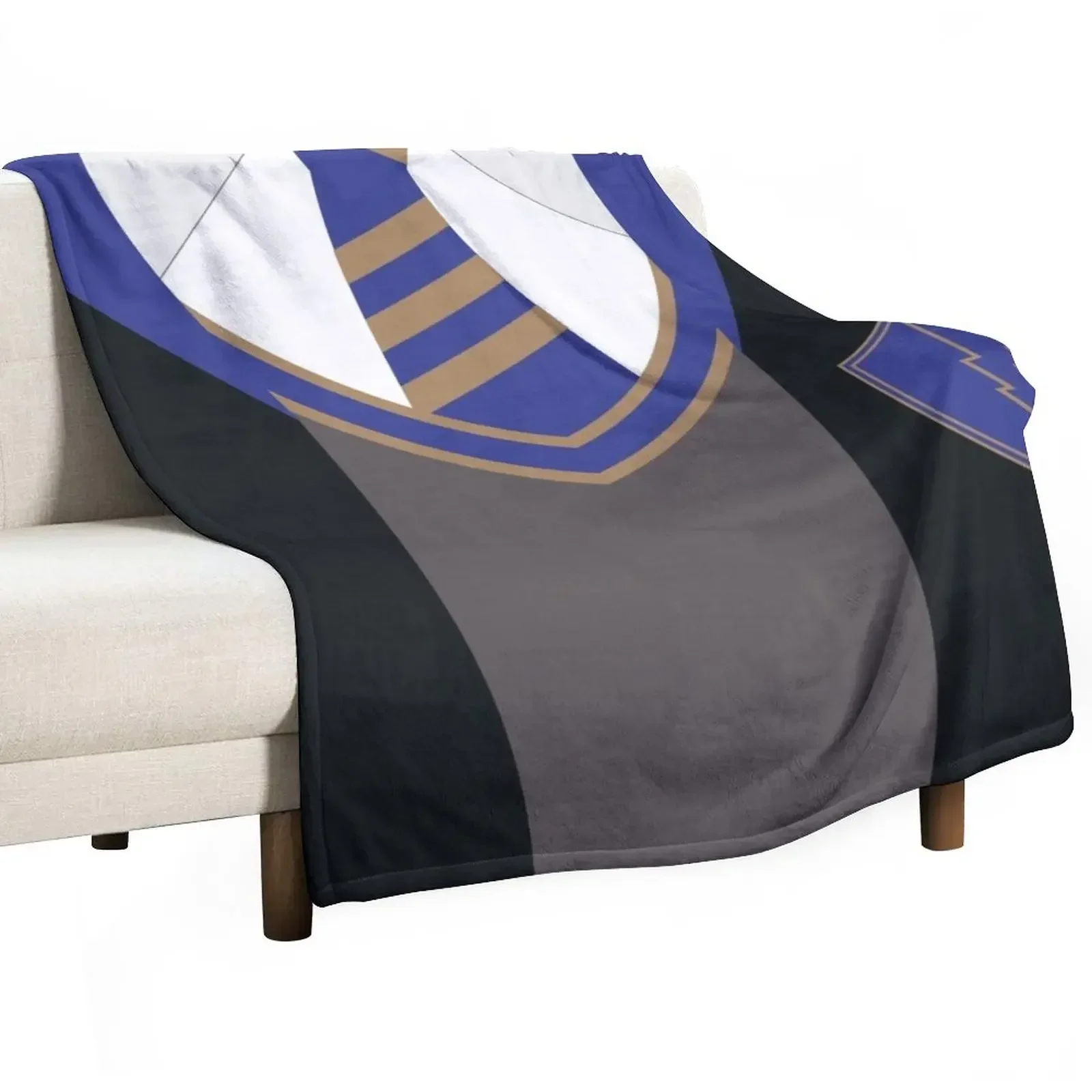 

College Uniform R. Throw Blanket Warm Vintage Luxury Brand Blankets