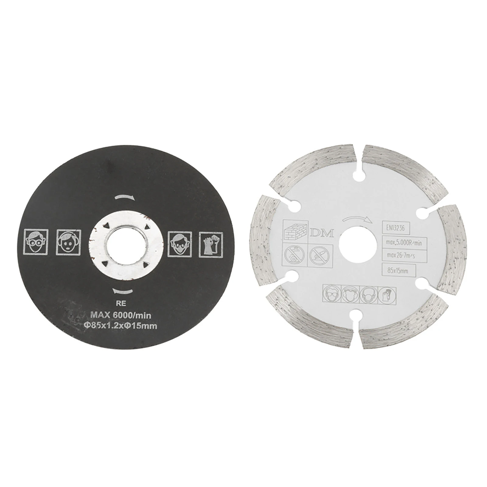 5Pcs Circular Saw Blade for TCT Plastic Diamond HSS Resin Cutting Wheel Discs Woodworking Saw Blade Outer Diameter 85mm