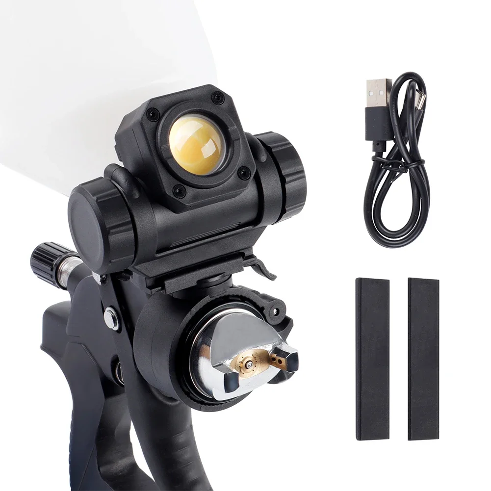 

Rechargeable Paint Spray Lighting 500 Lumens Adjustable Brightness with Motion Sensor for Automotive Paint Work