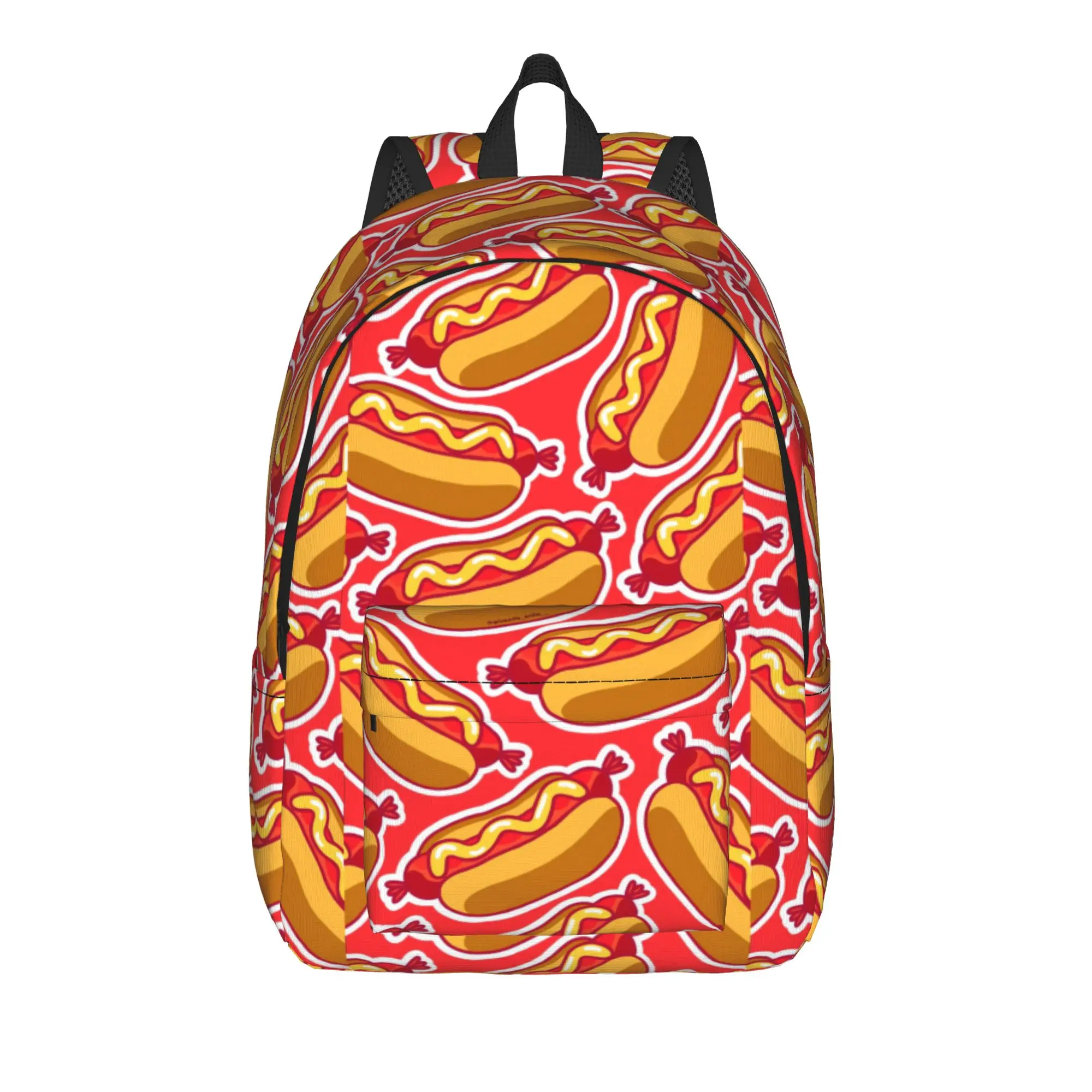 Banana Fruit Pattern Backpack  Trekking Backpacks Boy Custom Print High School Bags Cute Rucksack