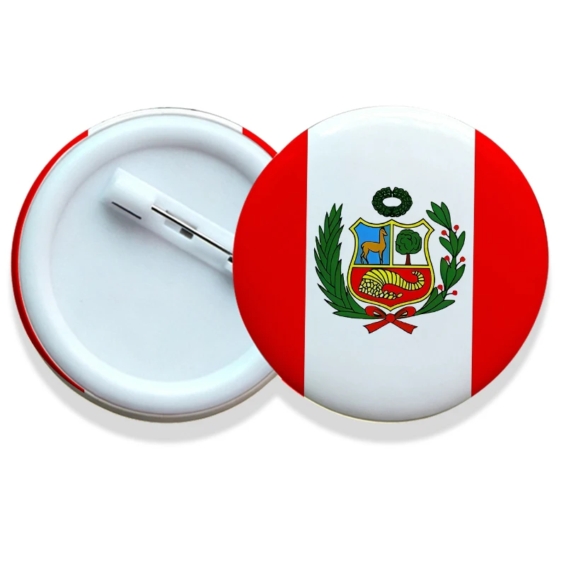 Europe National Flag Brooch France Poland Canada Uk Montenegro Japan Korea Collar Pins for Women Men Decor Creative Accessories