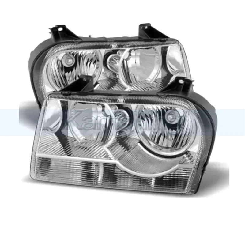 Car Front Bumper Headlight For Chrysler 300 300C 2005-2010 Front Headlamp Head Lamp Head Light Halogen a pair