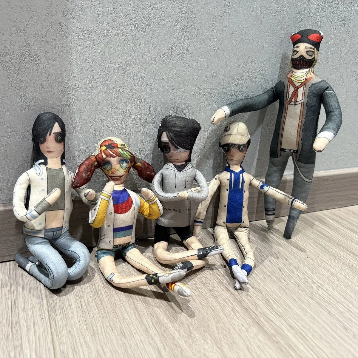 Boneco Abstrato de Algodão para Meninos, com Skin de Esports Mercenary Dry Rat Luca da Coleção Fifth Personality, da Antiquaria Abstract Doll