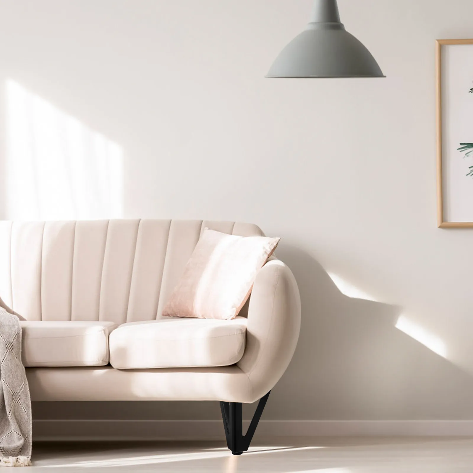 

4Pcs Iron Sofa Bed Cabinet Legs High Load Furniture Support Feet Table Tea Table Furniture Support Feet Sofa Leg