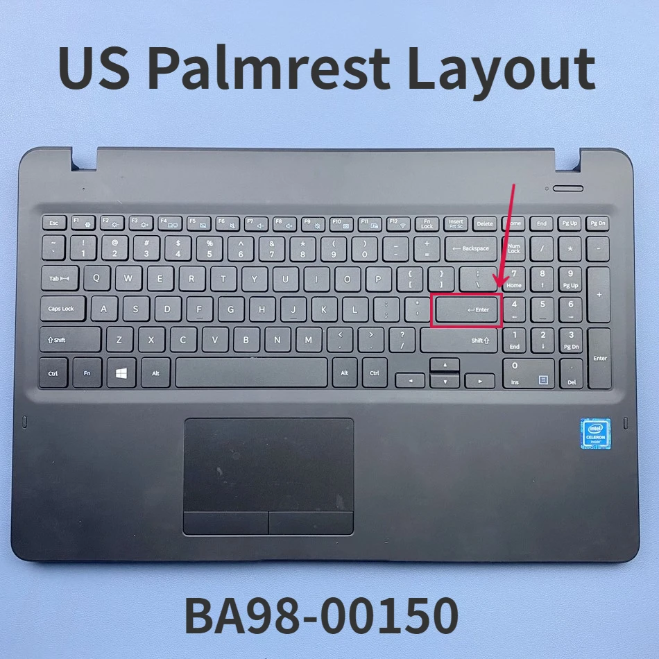 

US Palmrest keyboard For Samsung NP370E5K 370E5K BA98-01150A With Touchpad Speaker US Layout