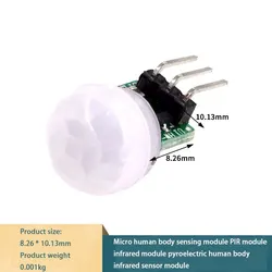 Micro Human Body Sensing Module PIR Module Infrared Module Pyroelectric Human Body Infrared Sensor Module