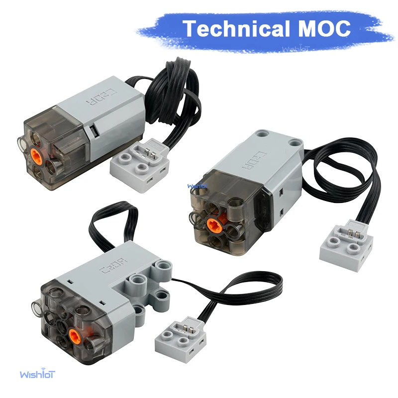 

CaDA M L Motor Servo Set Power Functions Upgrade Technical Parts MOC Building Blocks legoeds Electrical High Torque Motor Toy