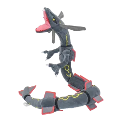 Shiny Rayquaza Plush Toys Stuffed Animal Game for Collectible Gift,Soft Plushies,Cute Cartoon Character Black 12 Inch