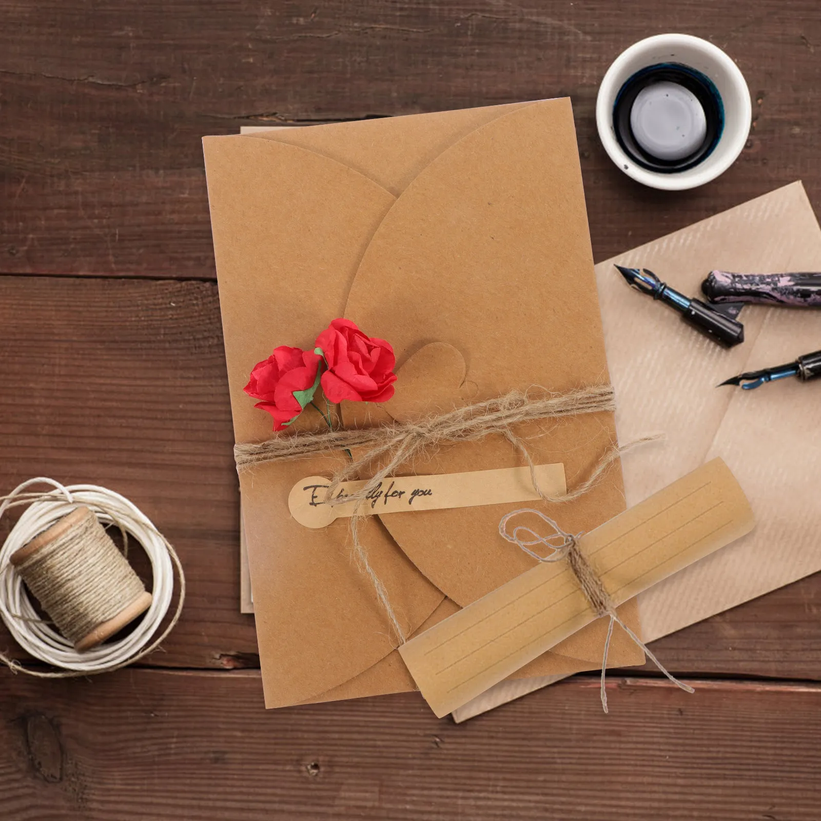 

1Set Premium Smooth Writing Paper with Matching Envelopes for Love Letters Business Invites Valentine Letter Kit