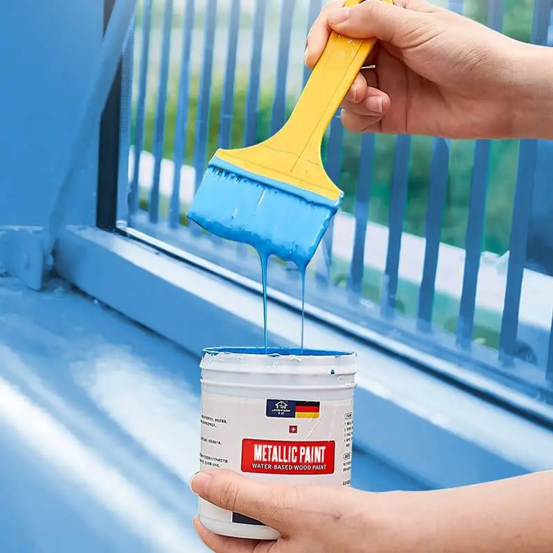 350g Water-Based Metallic Paint Rust Remover Quick-Dry Metal Anti-Corrosion Rust Prevention Paint