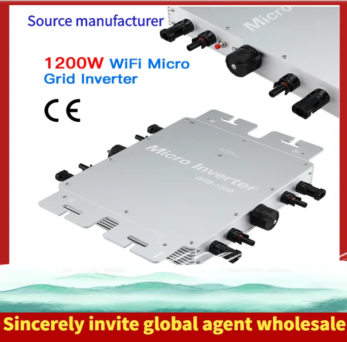 1200W Waterproof Solar Inverter 12 Years Manufacturer IP67 Micro inverter power microinverter