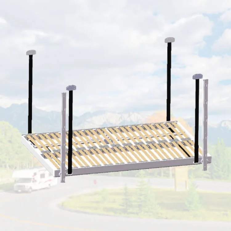 RV Parts Hot Sales Customizable Camper Lift Bed Aluminum Profile Adjustable Motorized Lift Bed RV Bed Lift System
