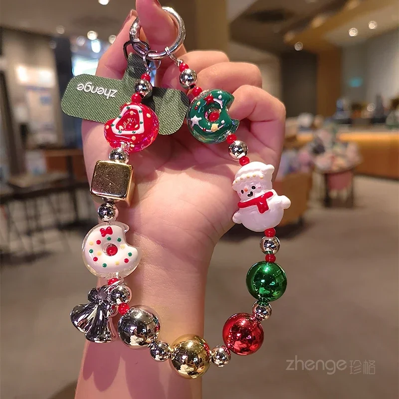 Christmas Snowman Accessories, Mobile Phone Chains, Cartoon Wrist Ornaments, Women's Phone Cases, Bags, Keychains, Pendants