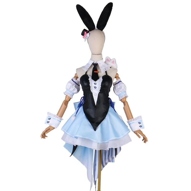 

Lovely Sweet Uniform Female Activity Role Play Clothing XS-XL New Anime Vtuber Hololive Usada Pekora Cosplay Costume