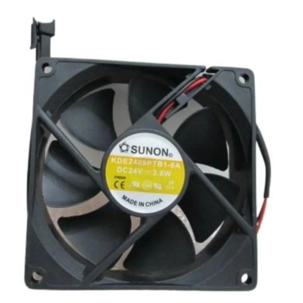

Original For Sunon KDE2409PTB1-6 90mm 9225 DC 24V 3.6W 2wrie cpu cooler heatsink axial Cooling Fan 9025 90x90x25mm