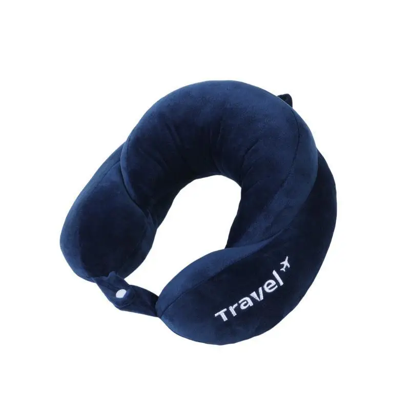 Memory Foam U Shaped Travel Pillow Neck Support Pillow Cervical Pillow for Airplane Car Travel Soft Breathable Neck Pillow - view 6